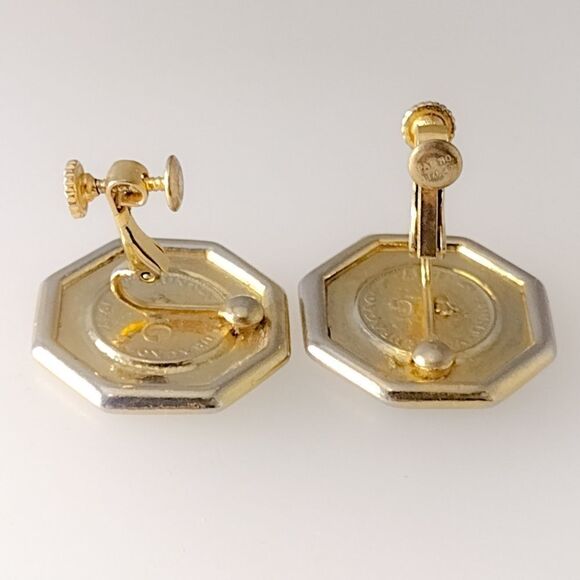 Vintage Netherlands Coin Clip-on Earrings - Picture 2 of 6